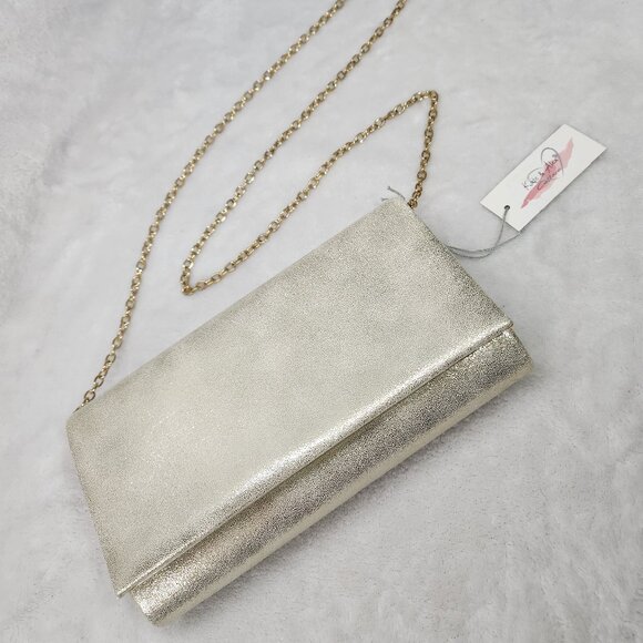 *New Low Price* Kate & Alex Gold Clutch - Picture 1 of 11
